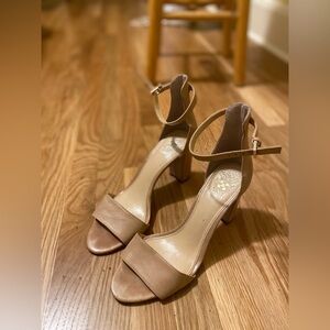 Vince Camuto 3.5 inch nude heels